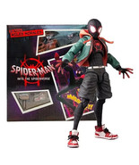 Spider-Man Action Figure Miles Morales Into The Spider Verse Toy Gift Wi... - $19.90