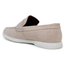 Belvedere Men's Walking Shoes Penny Loafer Niko  Sand Suede Leather image 4