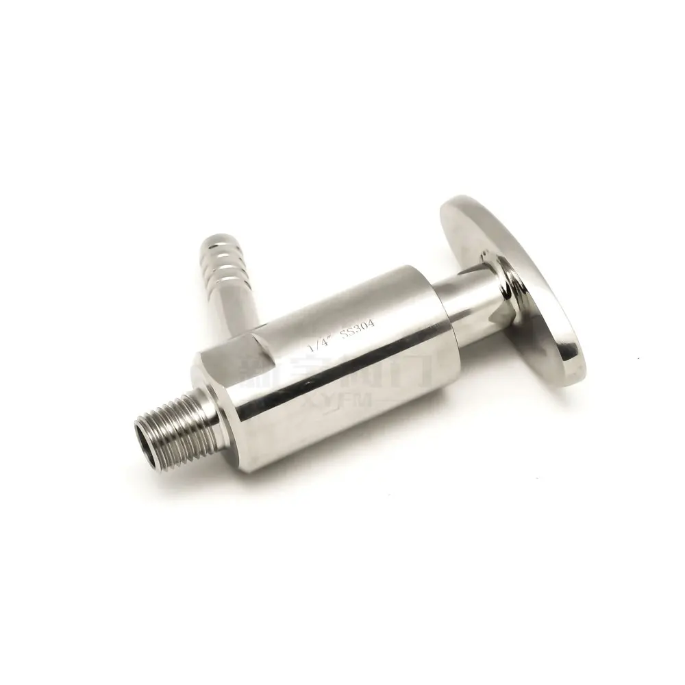 House Home 1/4&quot; 1/2&quot; BSPT Male SUS 304 316 Stainless Steel Sanitary Sampling Val - £35.88 GBP