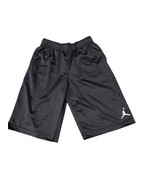 Nike Jordan Air Basketball Shorts Black Sz 13-15  XL Pockets 12” Inseam - $380.75 MXN