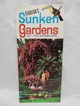 Vintage Florida&#39;s Sunken Gardens St. Petersburg Brochure - $186.16 MXN