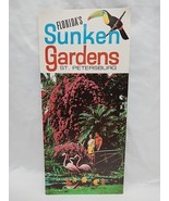 Vintage Florida&#39;s Sunken Gardens St. Petersburg Brochure - $9.89