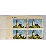 U S Stamp, Maine Statehood, Plate Block of 4 Stamps 1970 - $3.05 CAD
