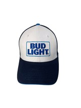 Bud Light Baseball Cap Trucker Hat Navy Blue /White Snapback Budweiser Beer - £9.11 GBP