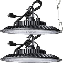 4Pack Upgrade 100W Led High Bay Light For Shop, Garage, Or Barn, 5000K 1... - £91.47 GBP