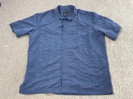5.11 Tactical Shirt Mens XL Blue Short Sleeve Covert Casual Snap Vented ... - $27.71