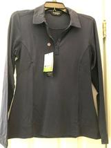 NWT Ladies SUNICE Navy Blue Long Sleeve Golf Polo Tennis Shirt - S, M, XL & 2XL image 2