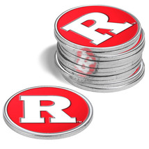 Rutgers Scarlet Knights 12 Pack Golf Ball Markers - £29.68 GBP