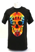 Neff Black Signature Short Sleeve Skull Graphic T-Shirt Tee Shirt Men&#39;s NEW - $29.99