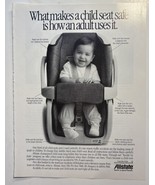 Allstate Insurance Baby Car Seat Child Safety 1990 Trade Print Magazine ... - £5.41 GBP