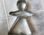 Vintage Gingerbread Woman Cookie Cutter Christmas Holiday  5&quot; Tall Small... - £11.88 GBP