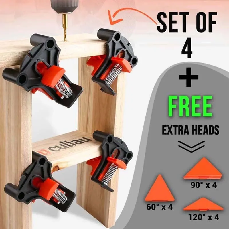 12PCS Clamp Set 60/90/120 Degrees Corner Clamp  Angle Clamps wor Fe Clamp Corner - £68.89 GBP
