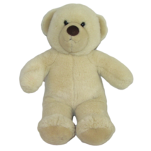 Build A Bear Teddybear Plush 16&quot;  Teddy Bear Cream Beige Stuffed Animal ... - $10.88