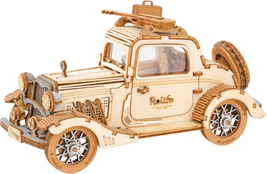 3D Wooden Puzzle Retro Car Model - (Vintage Car) - $25.66