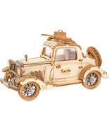 3D Wooden Puzzle Retro Car Model - (Vintage Car) - £20.17 GBP