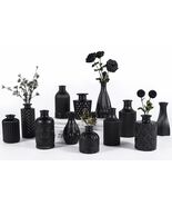 TBWIND Glass Bud Vase Set of 5 Small Amber Mini Vintage Flower Vases - $309.35 MXN