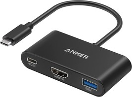 Anker PowerExpand 3-in-1 USB C Hub 4K HDMI 100W PD USB 3.0 Data Port For MacBook - £32.76 GBP