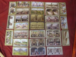 Lot of 27 Antique Stereoview Cards  Assorted Foreign Views #41 - $44.54