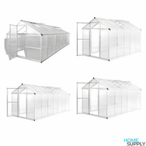 Large Outdoor Garden Aluminium Greenhouse Grow Green House Plant Cover T... - £590.68 GBP+