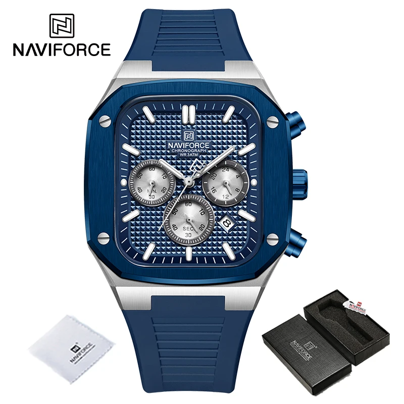 Business Men&#39;s Soft Silicone Strap Wristwatches Water Resistant Quartz C... - £46.29 GBP