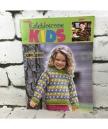 Leisure Arts 3260 Kaleidoscope Kids COLORFUL SWEATERS knit 46pg booklet ... - £5.44 GBP