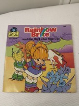 Vintage Rainbow Brite and the Big Color Mix-Up Book &amp; Vinyl Record read ... - £14.15 GBP