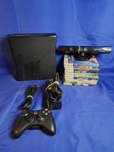 Microsoft Xbox 360 4GB Slim Console Bundle Lot: 10 Games, 1 Controller, Kinect - £149.47 GBP