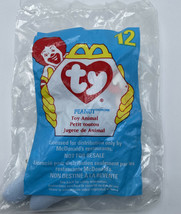McDonald's 1993 Tag Ty Teenie Beanie Baby Peanut The Elephant 1998 #12 ￼Error #4 - $4.49