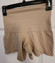 NWOT Secret Possessions Shapewear Beige Nude Shaping Spandex Shorts Size Medium - £31.93 GBP