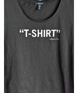 Kenneth Cole T Shirt Women XL Black White Print &#39;T-shirt - Kenneth Cole&#39;... - £7.43 GBP