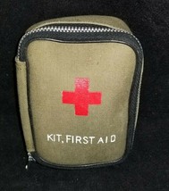 Rothco Military Zipper First Aid Pouch Army Green Hands Free Case Empty - £7.89 GBP