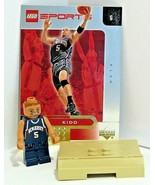 LEGO Sports NBA Nets Jason Kidd #5 2002 Upper Deck Card Base Blue Jersey - $8.73