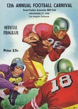 ORIGINAL Vintage Nov 27 1948 Los Angeles Coliseum Football Carnival Program - £30.96 GBP