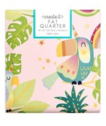 Create It Fat Quarter Fabric, 18 x 21 inches, Tropical With Pink Background - $5.79