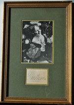 Sc 1935 grace moore framed   matted sig page   photo 11x14  4 14 17  coa bk  bxp 11b 40 thumb200