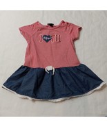 Tommy Hilfiger Girls Youth Size 6T Ruffle Eyelet Lace Red White Blue - £4.27 GBP