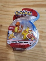 Pokemon Battle Figure Pack Pikachu &amp; Charmander Brand New Rare - £7.24 GBP