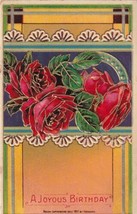 A Joyous Birthday Flowers 1914 Harrison Arkansas Postcard C15 - £2.35 GBP