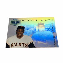 1993 Upper Deck Then &amp; Now Hologram TN18 Willie Mays Card ⚾️ - £11.10 GBP