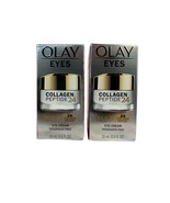 Lot of 2-Olay Eyes Collagen Peptide 24 MAX Eye Cream Fragrance-Free 0.5 ... - $51.95 CAD