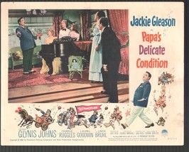 Papa&#39;s Delicate Condition 11&quot;x14&quot; Lobby Card Set Jackie Gleason Glynis Johns ... - $130.95