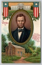 Abraham Lincoln The White House and Log Cabin Rock Spring Farm KY Postcard C23 - £7.95 GBP