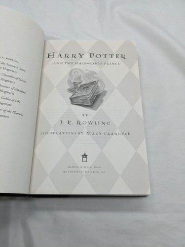 Harry Potter And The Half-Blood Prince 1st Edition With Error Hardcover Novel  Item image 7