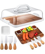 Baderke Acacia Wood Charcuterie Board With Lid Set, 12 X 8.5 Inch Cuttin... - $614.48 MXN