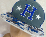 Pacific 4D2 XS Letter H Logo Camo Brim Star Trim Discolored Baseball Cap... - $8.88