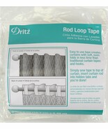 Dritz Home 44500 Home Decor Woven Rod Loop Tape, 4-Inch x 6-Yards, White - €21,51 EUR