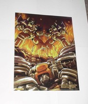 Transformers Poster #25 Starscream Air Warriors vs Grimlock by Pat Lee War Withi - £7.98 GBP