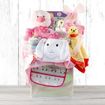 Cherished Moments: Baby Girl Gift Basket - £134.44 GBP