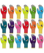 18 Pairs Kids Gardening Gloves Children Garden Glove Foam Rubber Coated ... - $333.22 CAD
