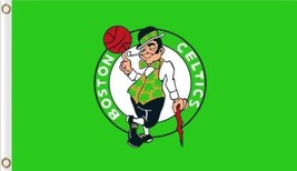 Boston Celtics Team US Sport Skull Flag 3X5Ft Polyester Banner USA Digit... - £12.58 GBP